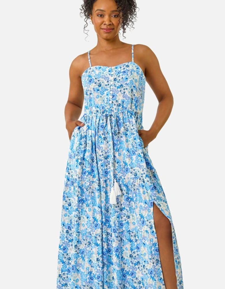 Petite Ditsy Floral Maxi Dress