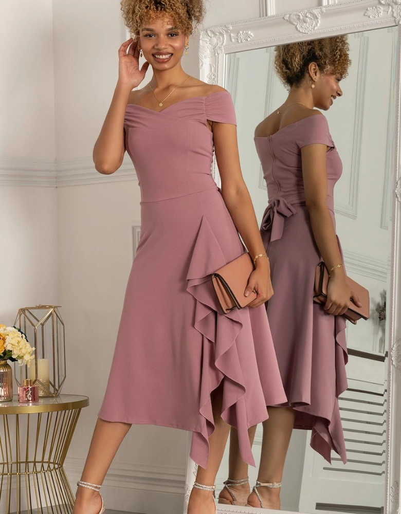 Desiree Frill Fit & Flare Dress