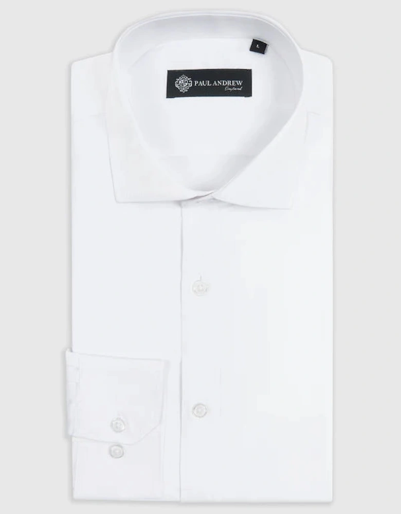 Oliver Cutaway Collar Shirt - White