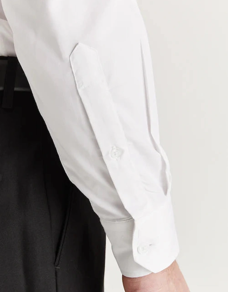 Oliver Cutaway Collar Shirt - White