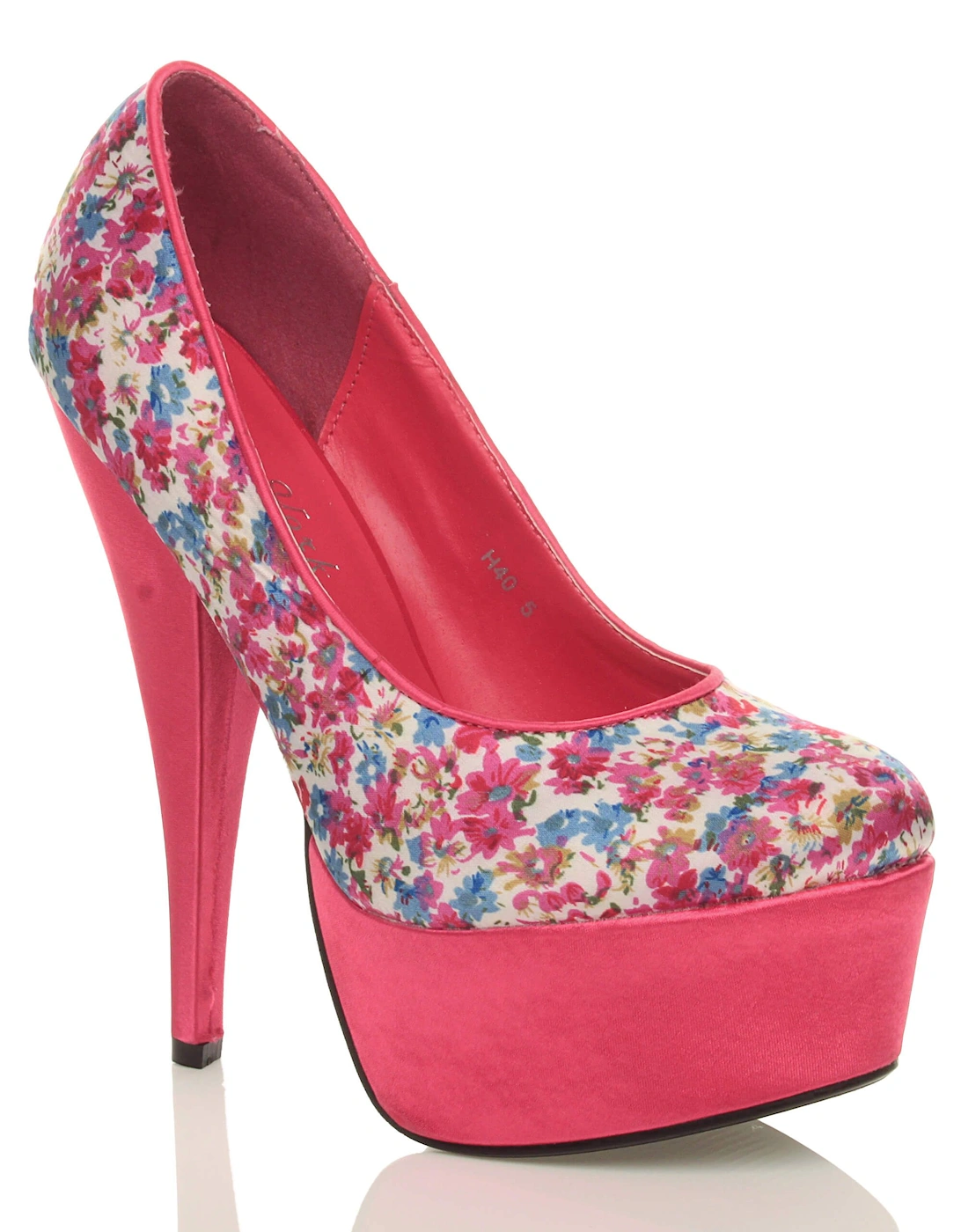 High  Heel Platform  Court Shoes, 2 of 1
