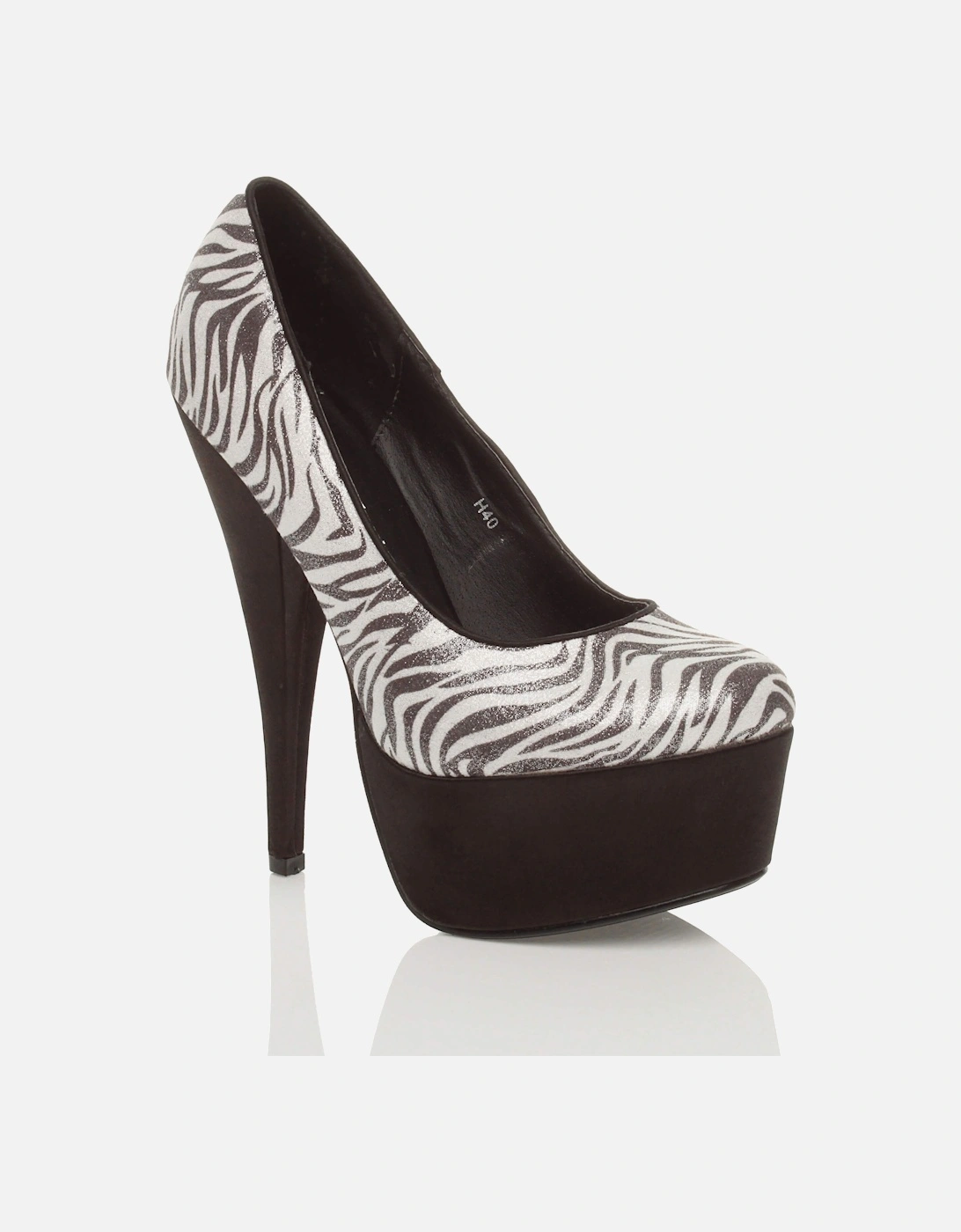 High  Heel Platform  Court Shoes, 2 of 1