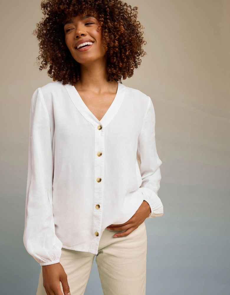 Button Through Blouse