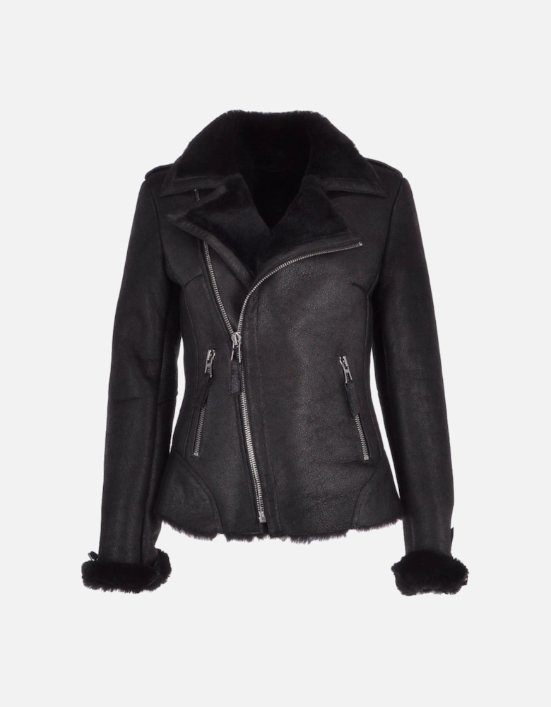 'Alayna' Womens Luxury Shearling Jacket