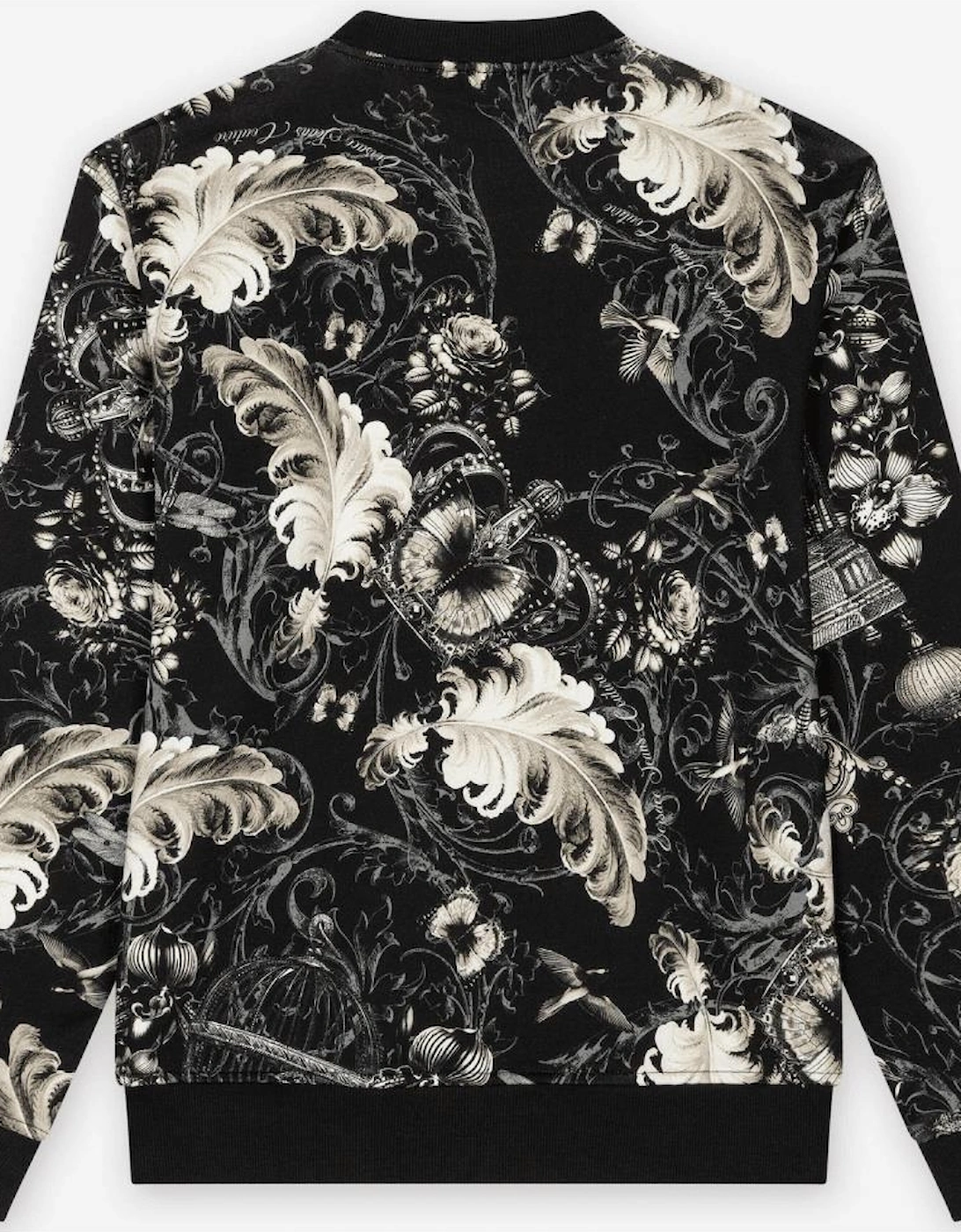 All Over Logo Black Sweatshirt