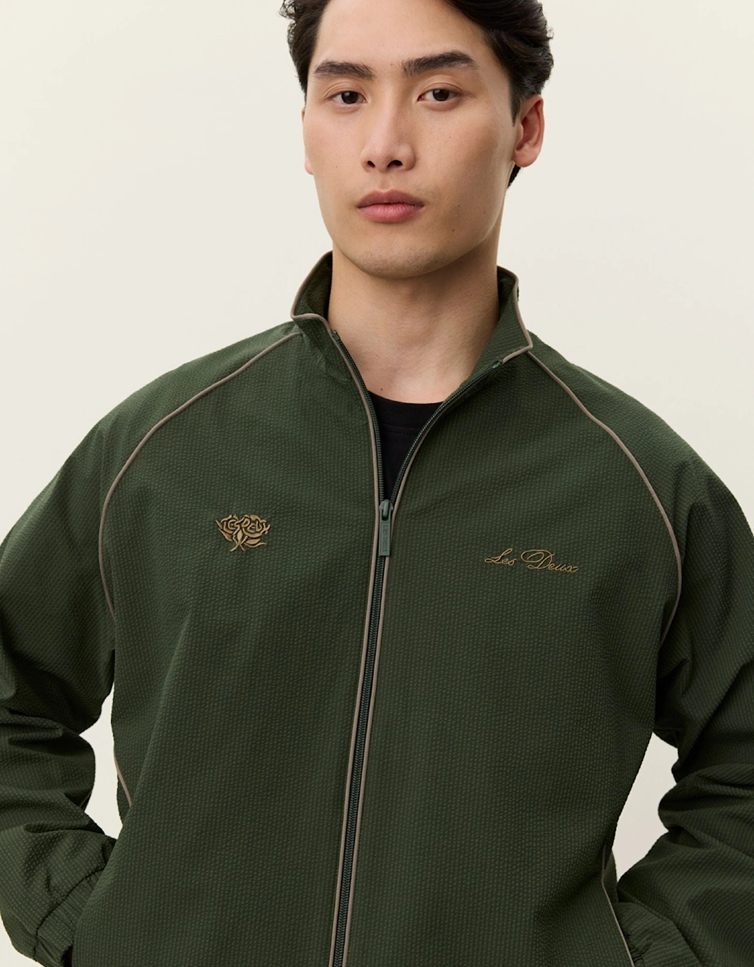 Jack Seersucker Track Jacket - Duffel Bag