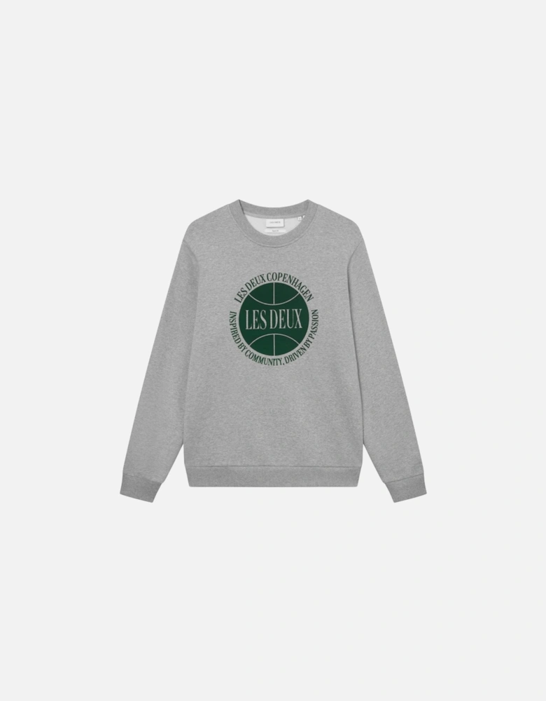 Ben Basketball Sweatshirt - Light Grey Melange
