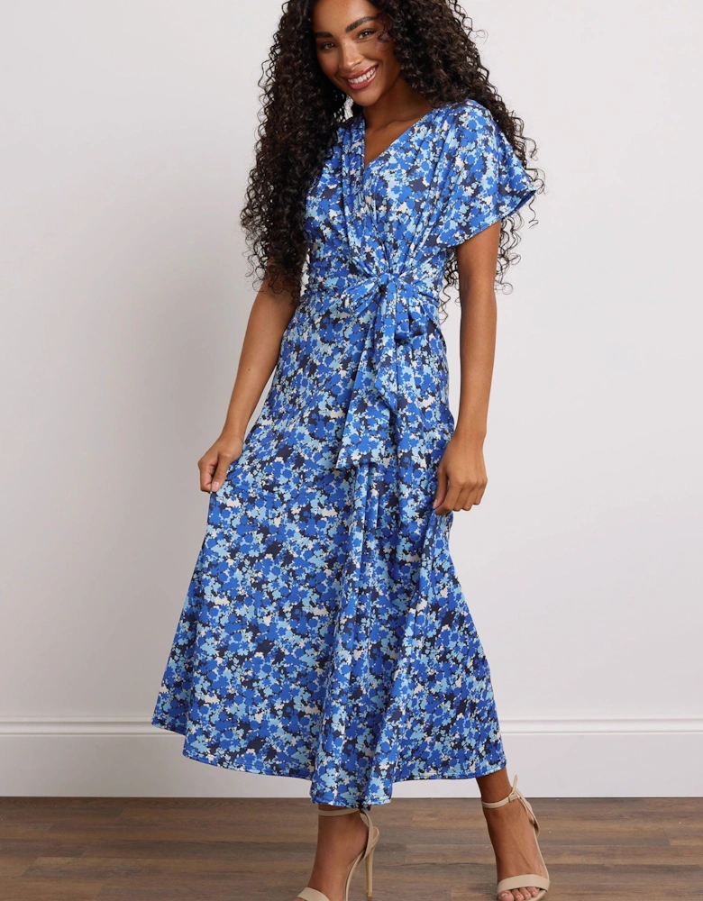 Floral Wrap Dress