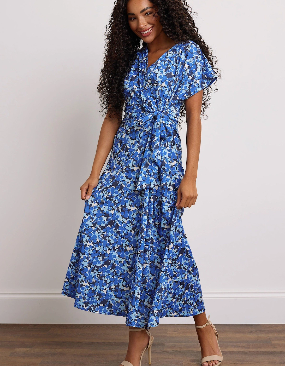 Floral Wrap Dress, 2 of 1
