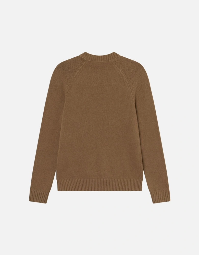 Brad Roundneck Knit - Teak Brown