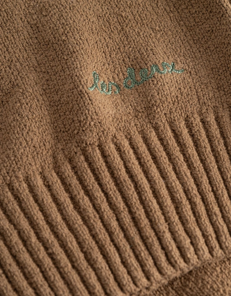 Brad Roundneck Knit - Teak Brown