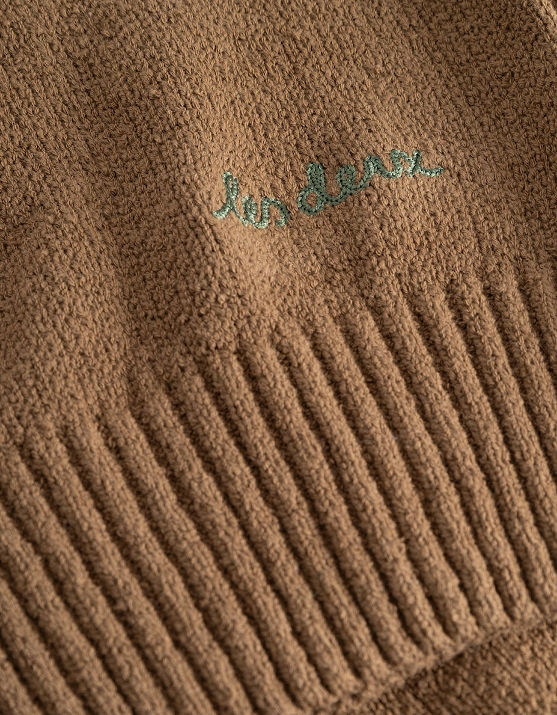Brad Roundneck Knit - Teak Brown