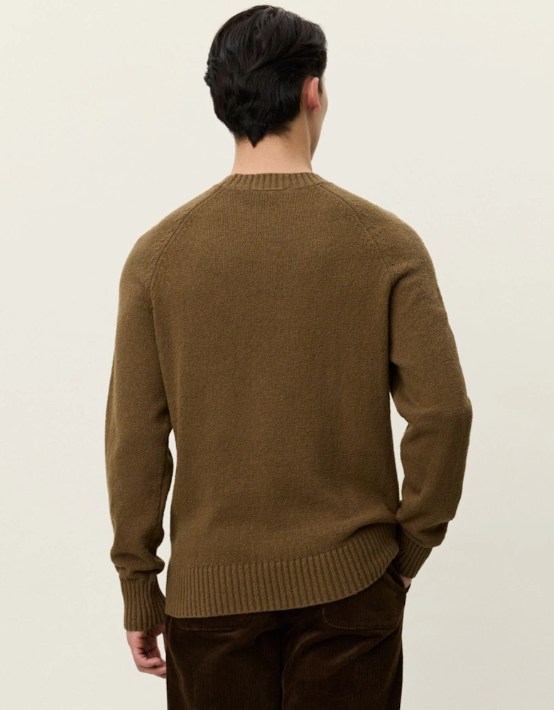 Brad Roundneck Knit - Teak Brown