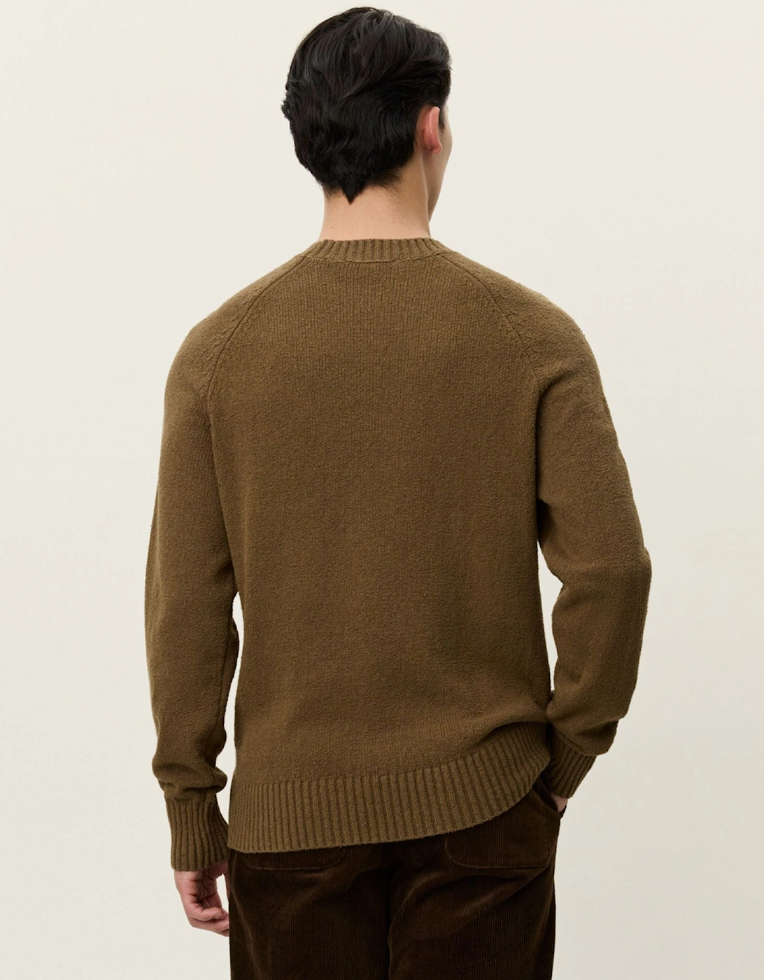 Brad Roundneck Knit - Teak Brown