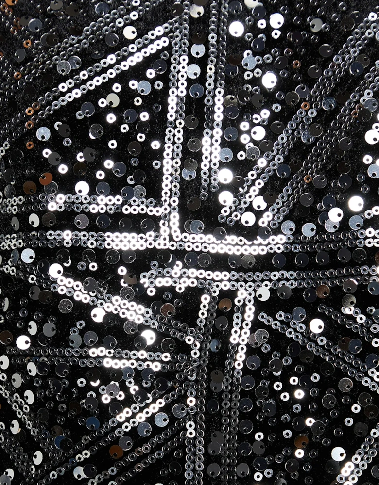 Womens/Ladies Sequin Top