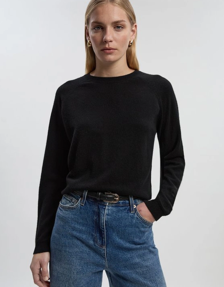 Cashmere Crew Neck Knitted Jumper