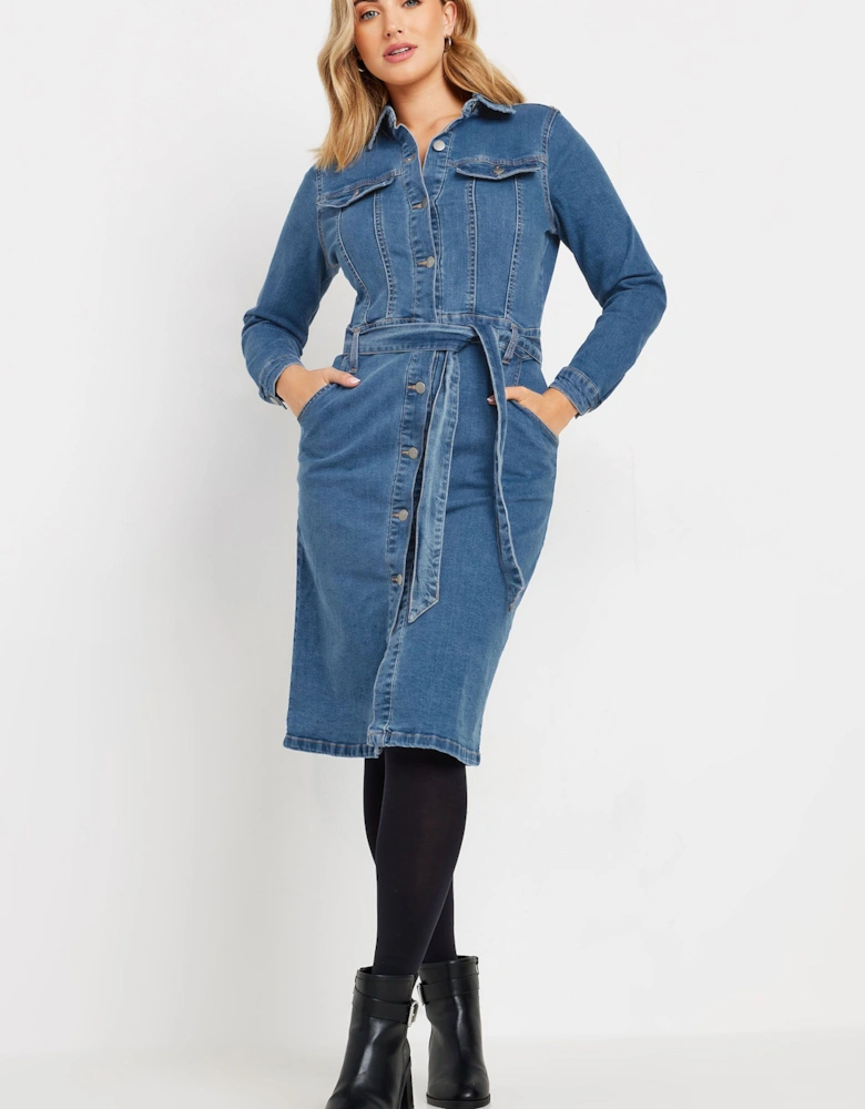 Denim Shirt Dress