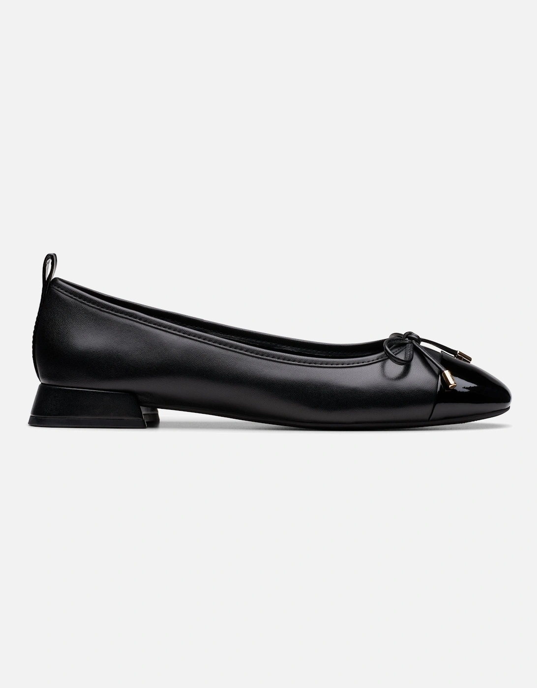 Ubree 15 Poppy Black Combination Leather Ballet Pumps, 2 of 1