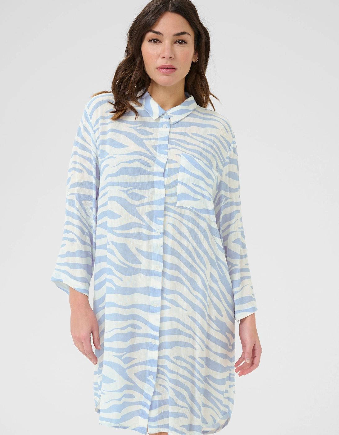 KAhildur Amber Shirt Dress Printed, 2 of 1