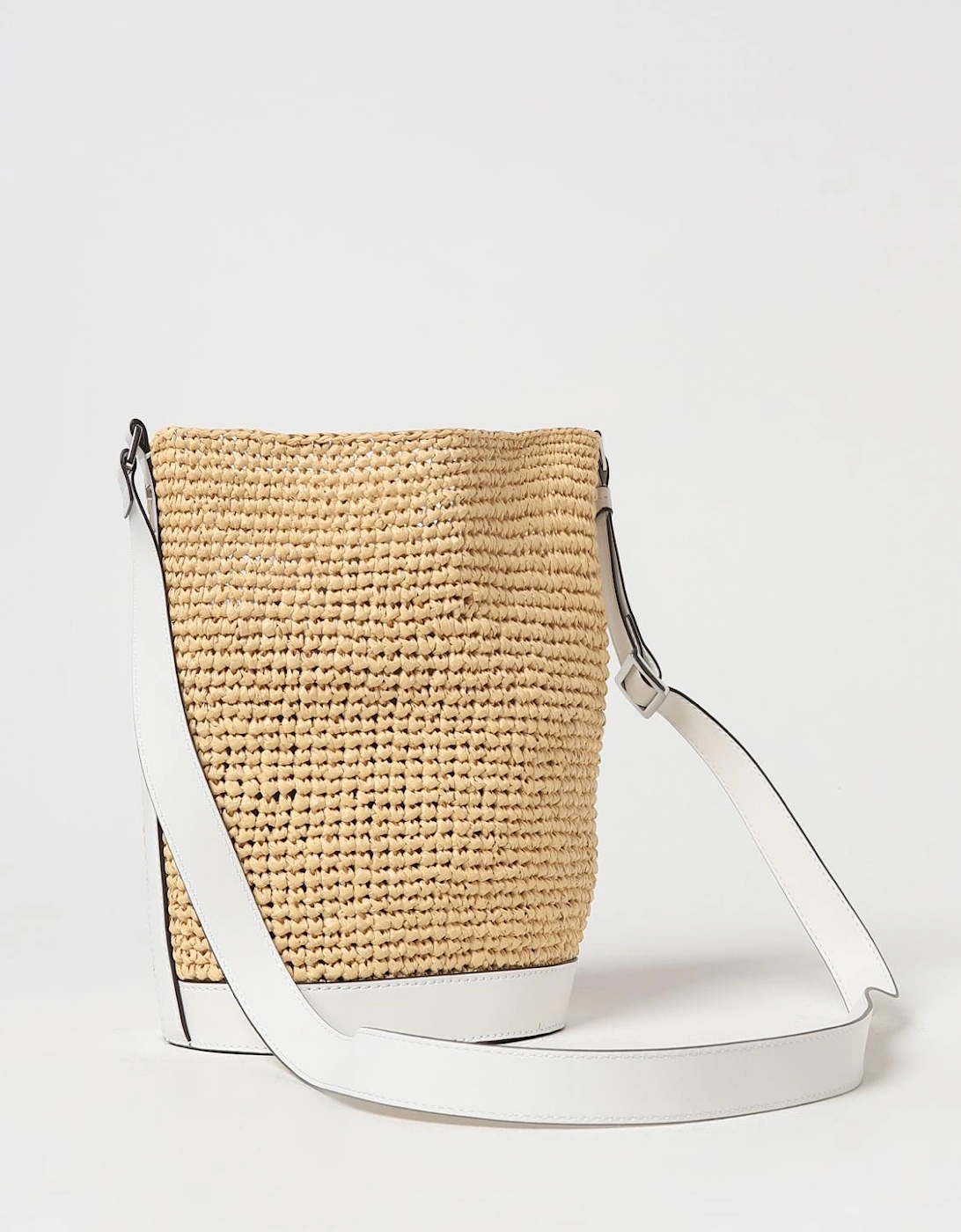 Jet Set Straw Bucket Bag