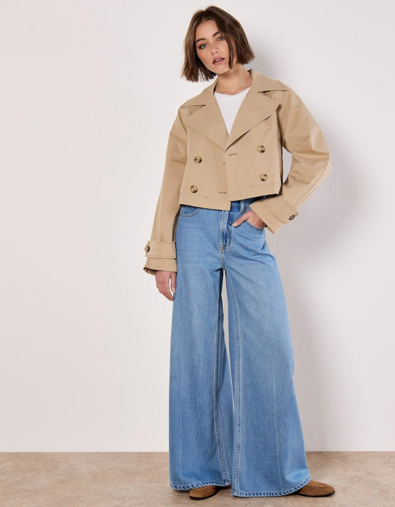 Cropped Trench Coat