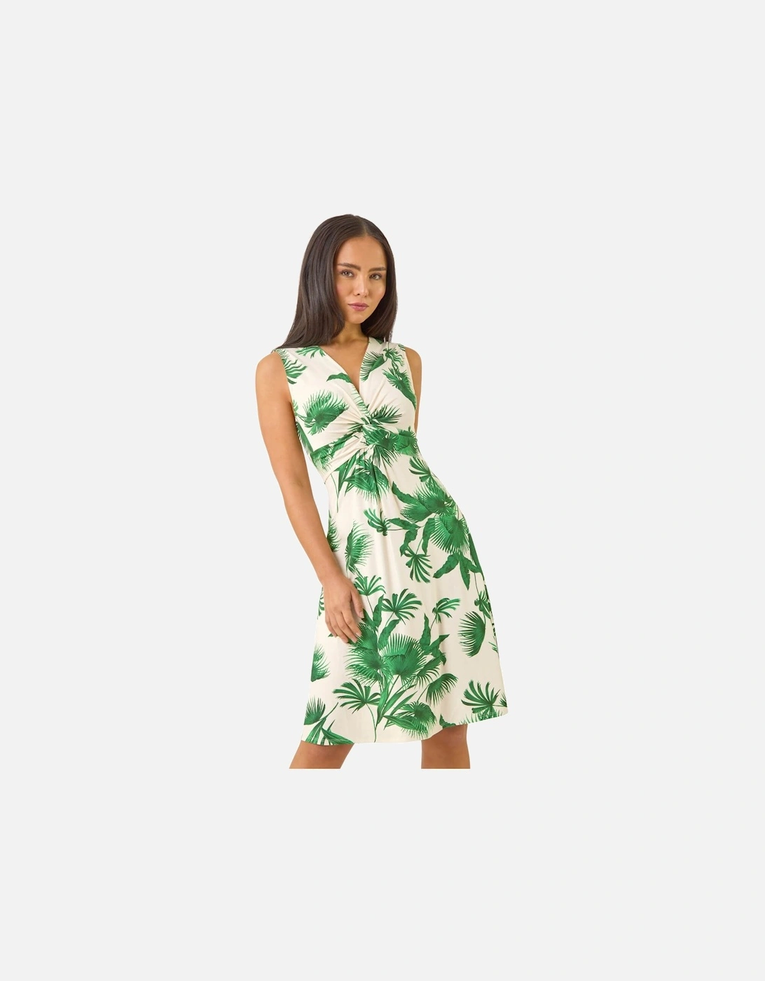 Petite Tropical Twist Front Dress, 2 of 1