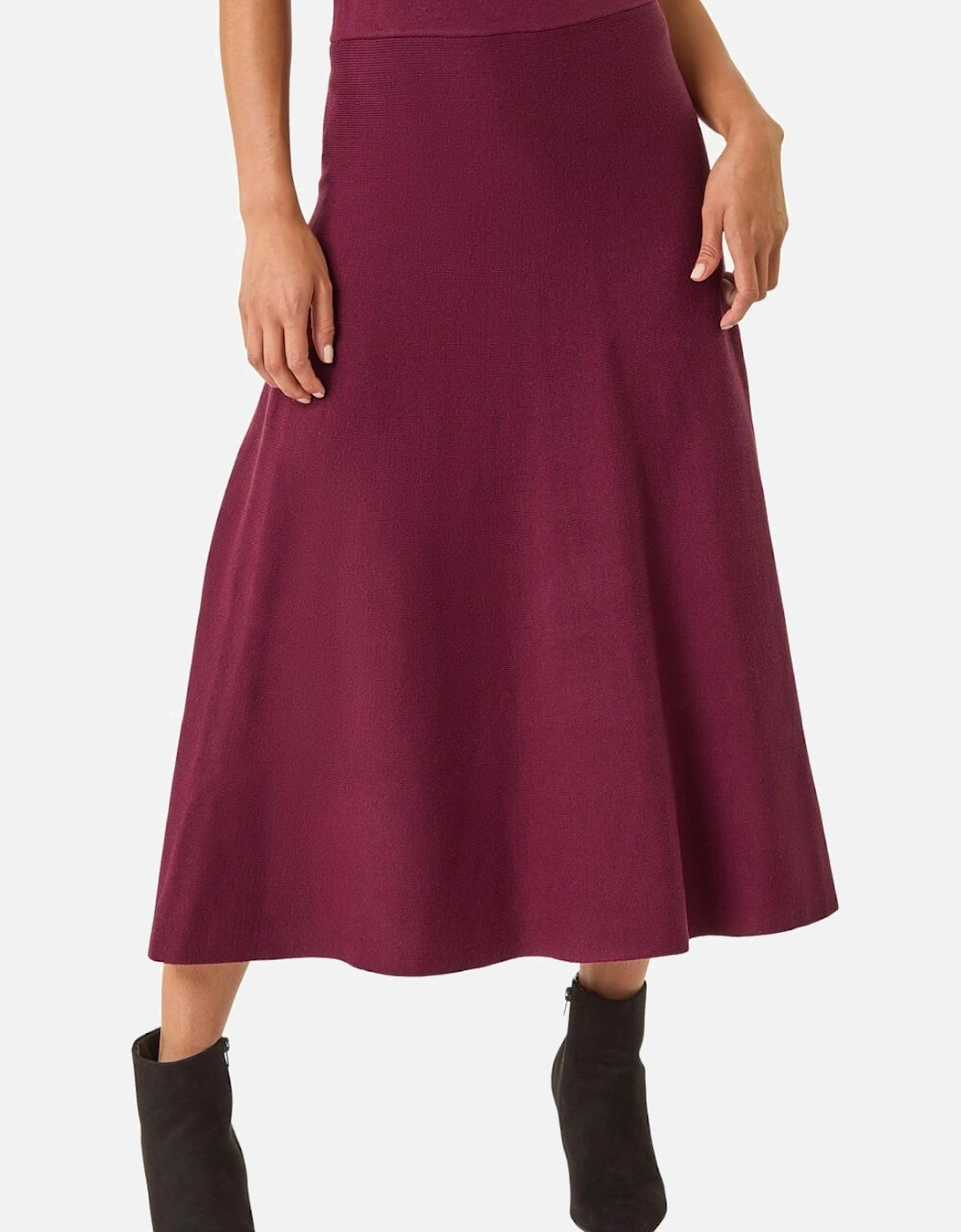 Petite Stretch Knitted Midi Skirt, 2 of 1