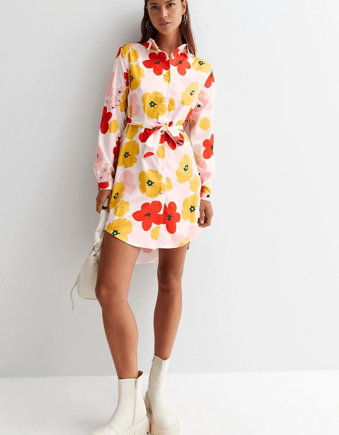Retro Floral Shirt Dress, 2 of 1