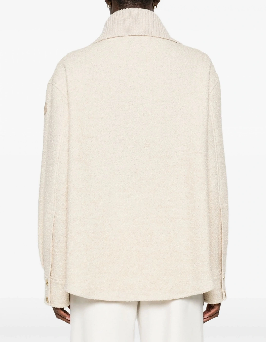 Womens Zip Overshirt Beige
