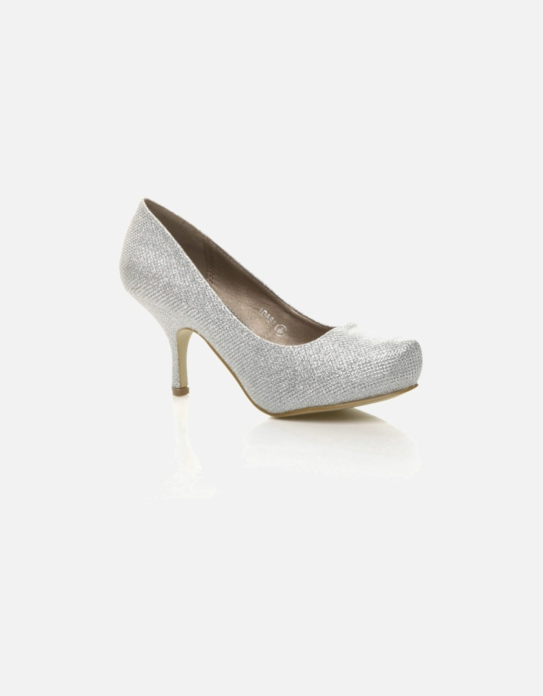 High  Heel  Glitter Court Shoes, 2 of 1