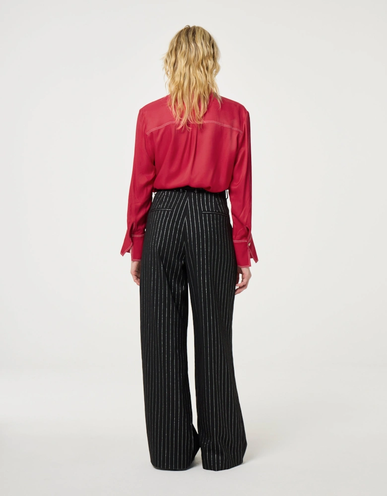 Charlie trousers in black and silver