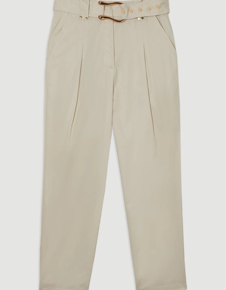 Cotton Sateen Woven Trouser