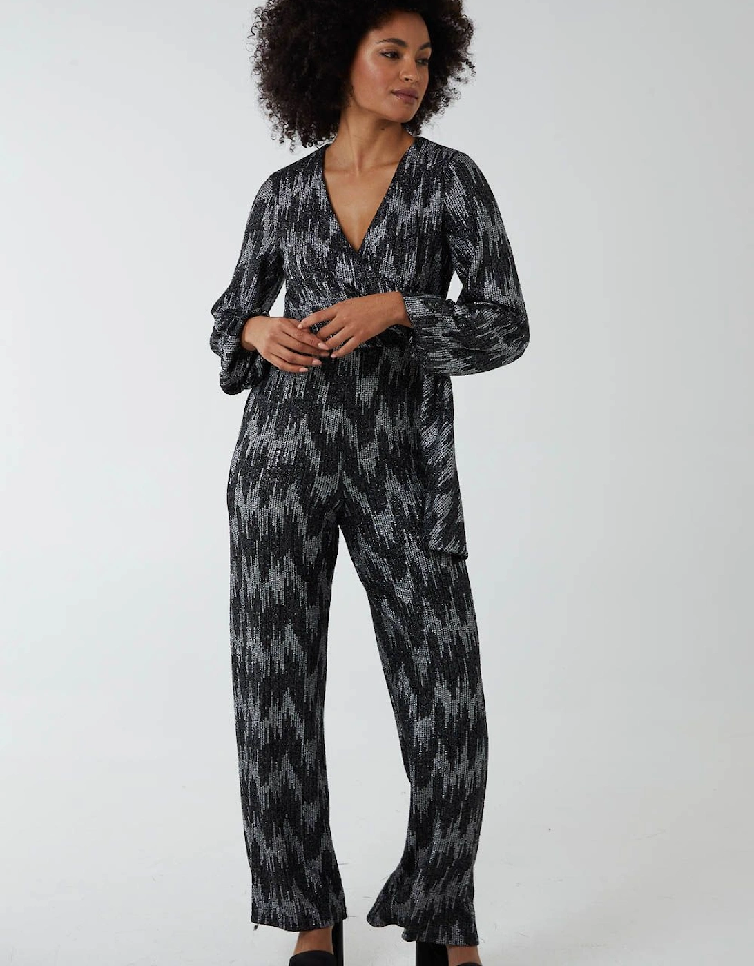 Wrap Tie Jumpsuit, 2 of 1