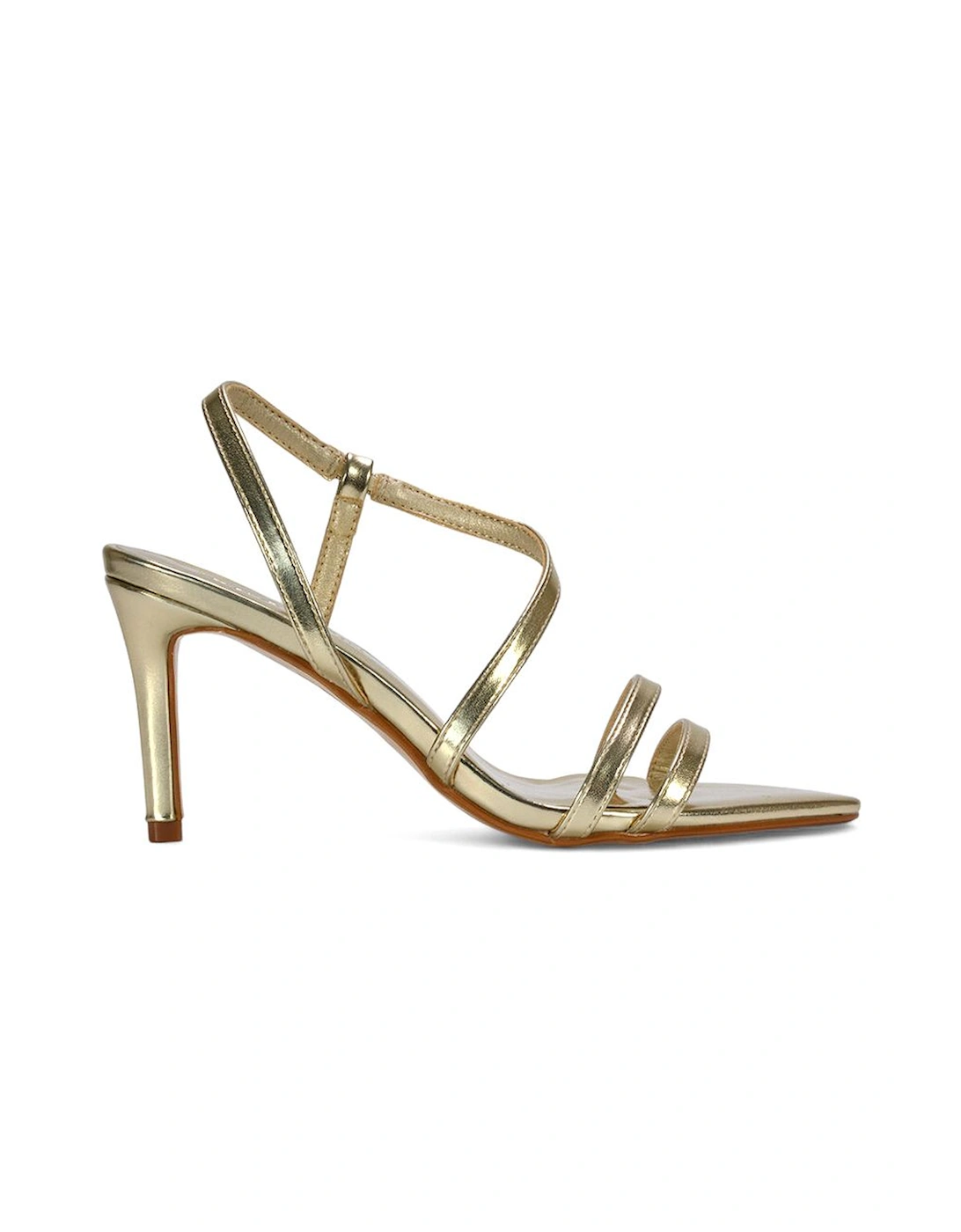 'Theodora' Strappy Pointed Toe Stiletto Heel Sandal Shoes, 2 of 1