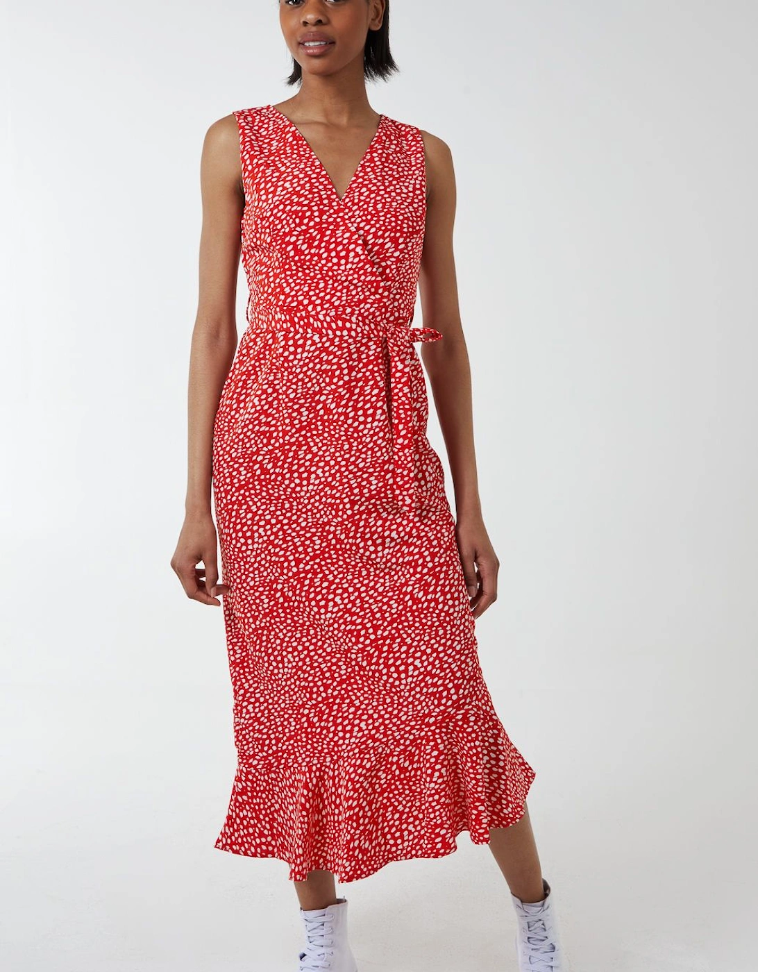 Asymmetric Hem Maxi Dress, 2 of 1