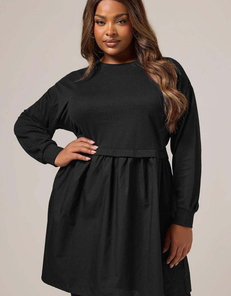 Poplin Jumper Dress