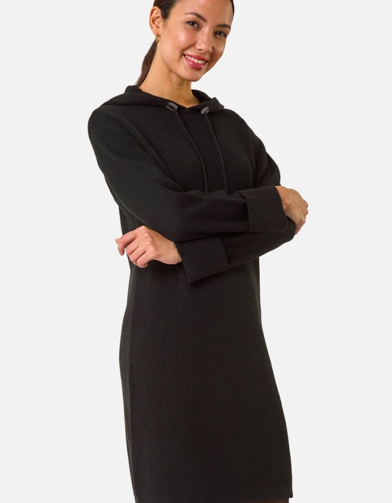 Hooded Knit Dress