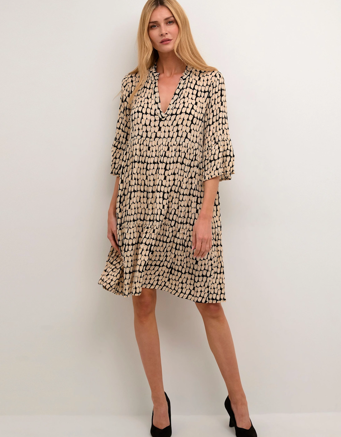 KAedita Amber 3/4 Sleeve Midi Dress, 2 of 1