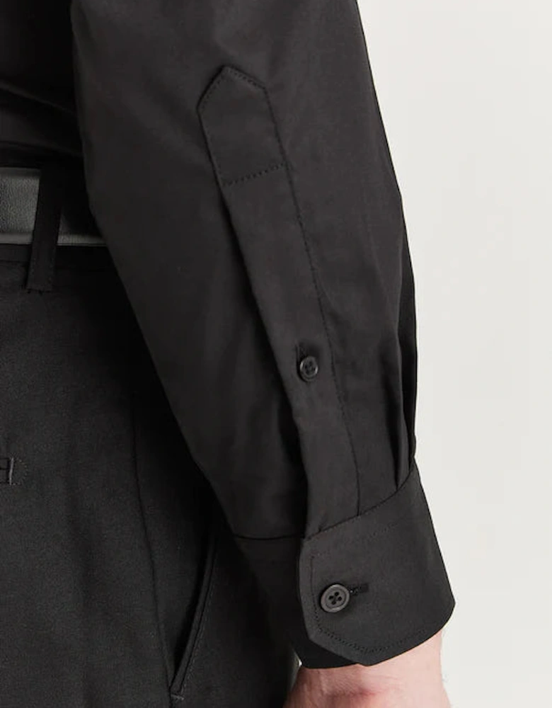 Oliver Cutaway Collar Shirt - Black