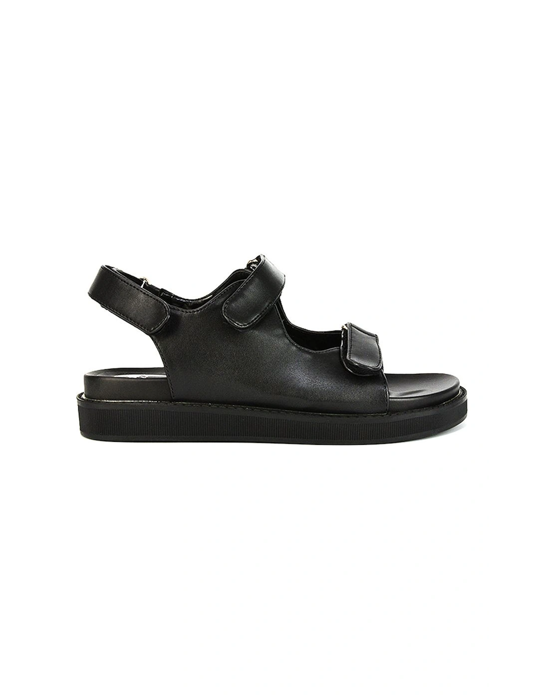 'Asher' Double Strap Flat Platform Heel Dad Sandals, 2 of 1