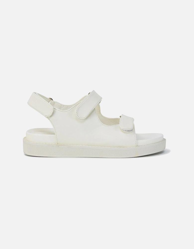 'Asher' Double Strap Flat Platform Heel Dad Sandals