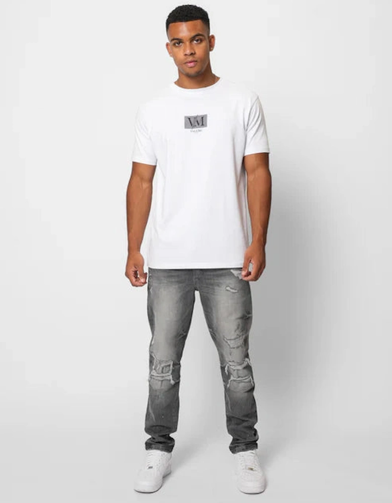 Scalino Ripped Jean - Grey