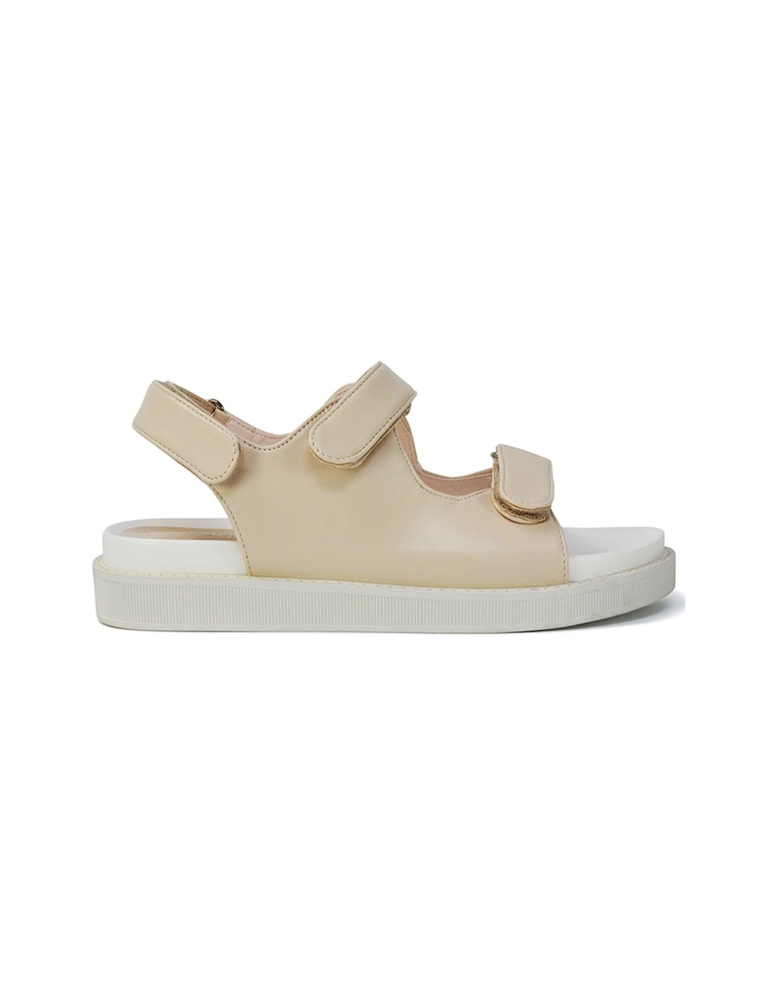 'Asher' Double Strap Flat Platform Heel Dad Sandals, 2 of 1