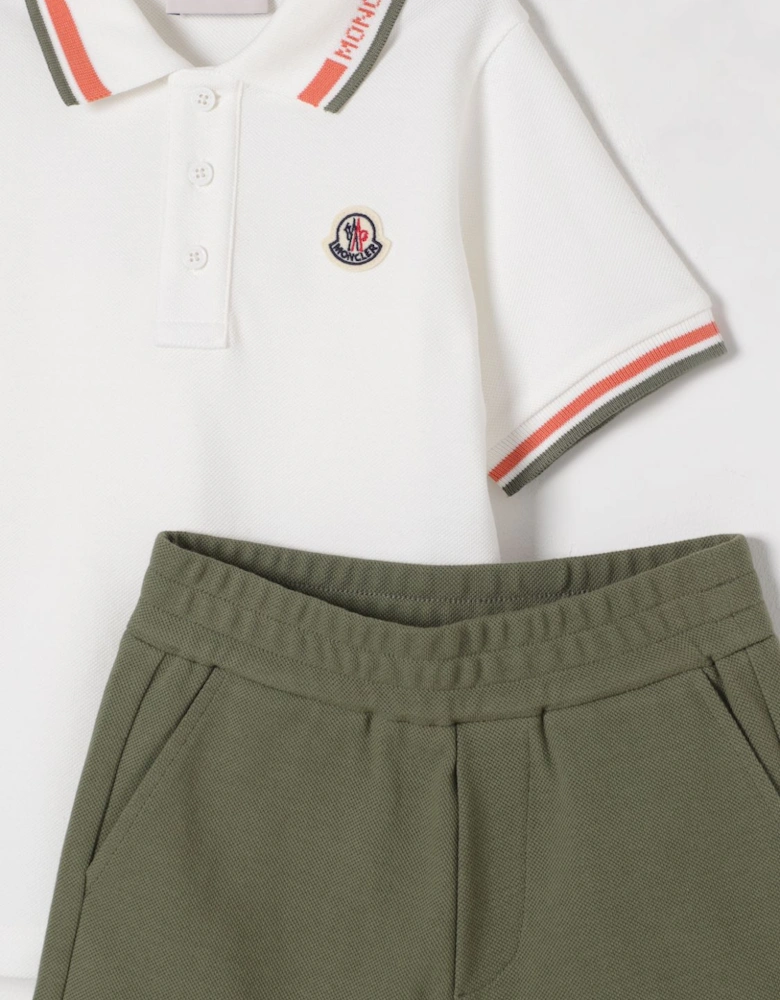 Kids Polo Shirt and Shorts Set