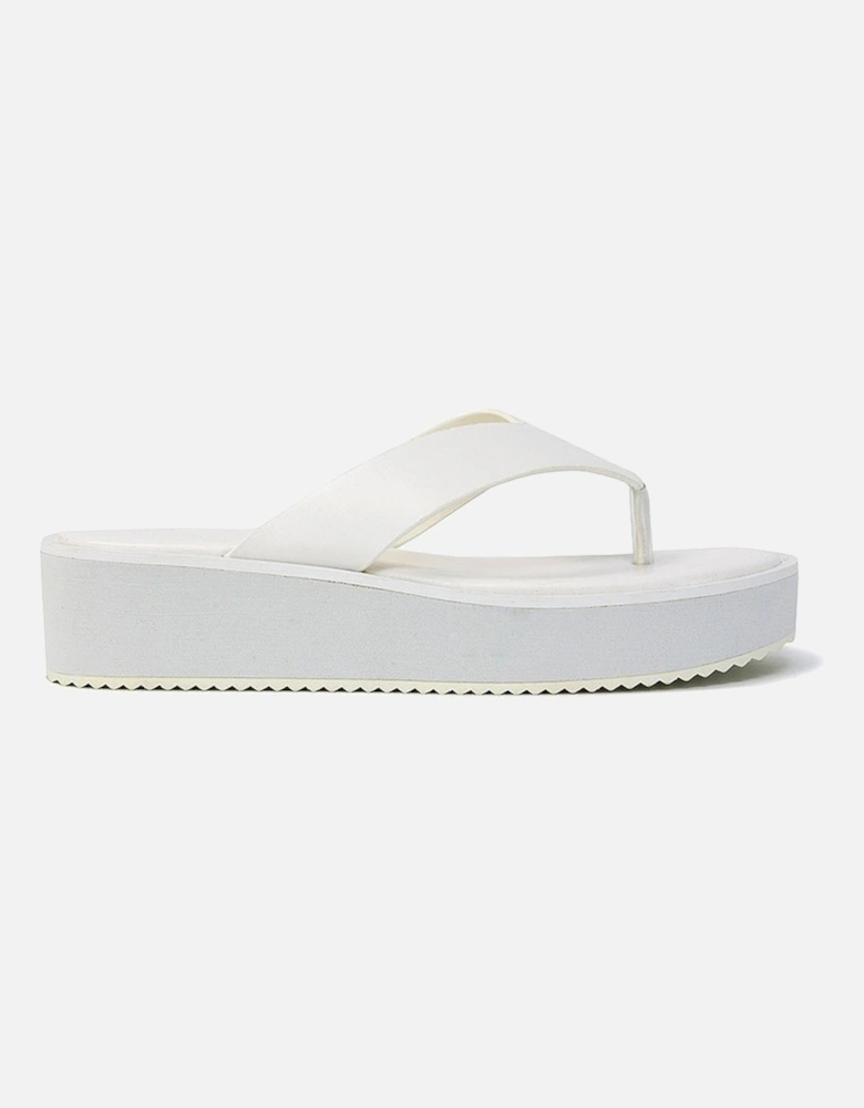 'Tammi' Thong Strap Flatform Flip Flop Sandal Slides