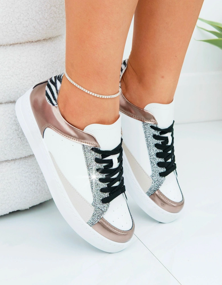 Glitter Glam Safari Trainers