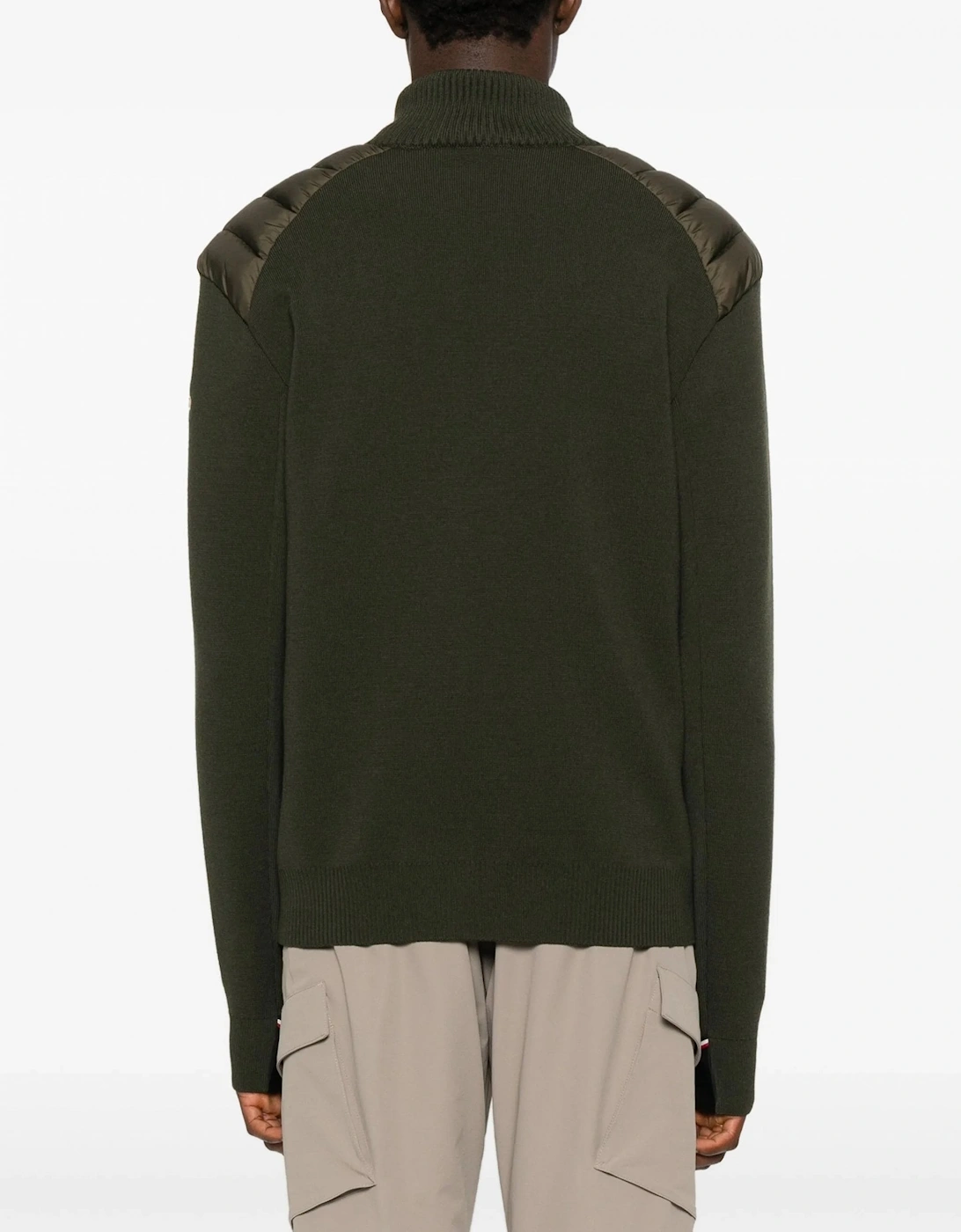 Zip Through Cardigan Green