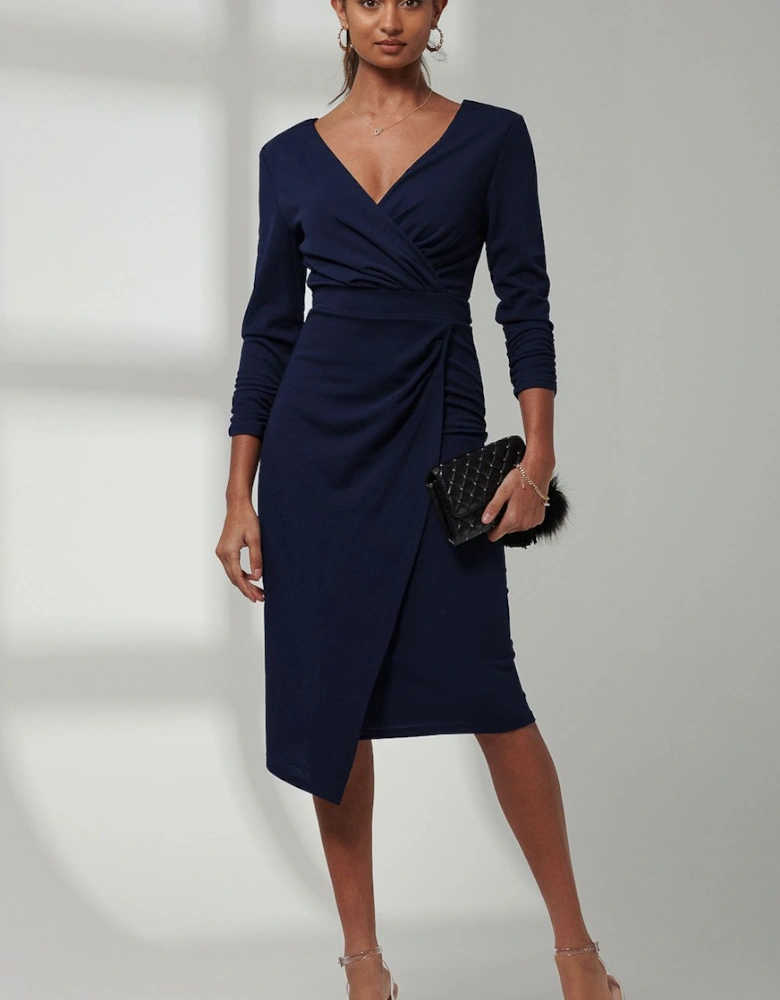 Violetta 3/4 Sleeve Bodycon Dress
