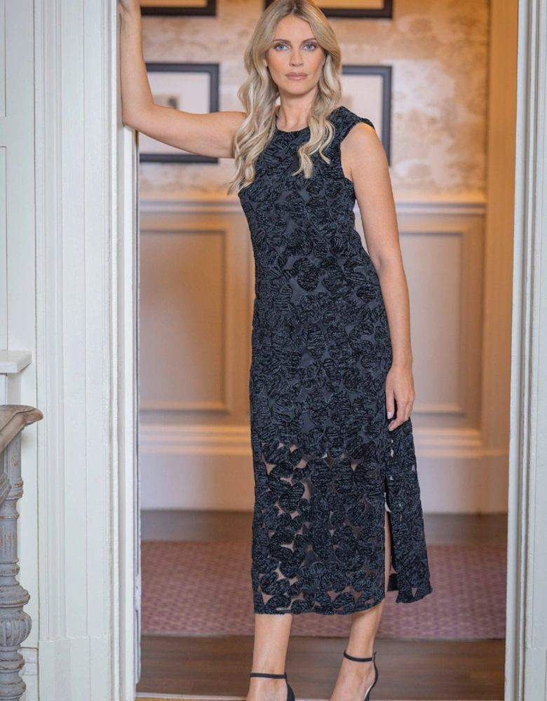 Chenille Longline Shift Dress