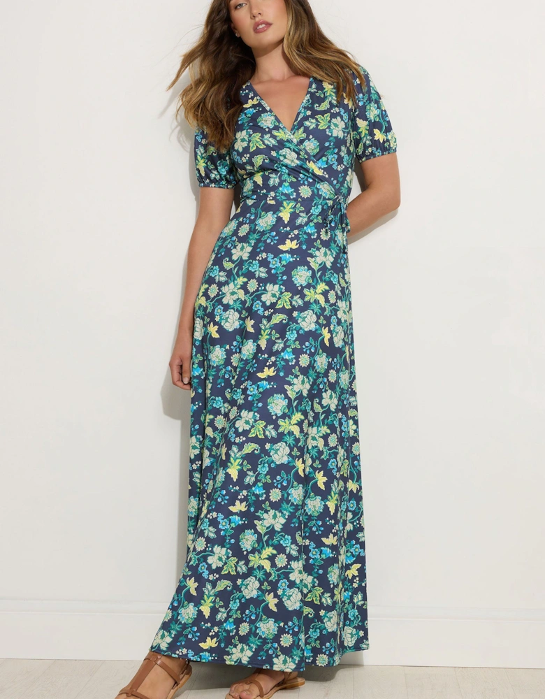 Tall Floral Wrap Maxi Dress